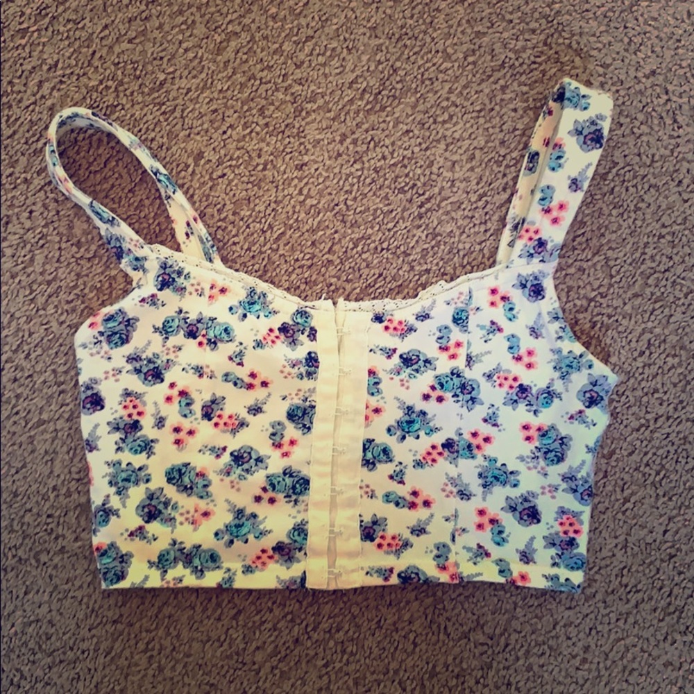 Floral Crop Top/Bralette